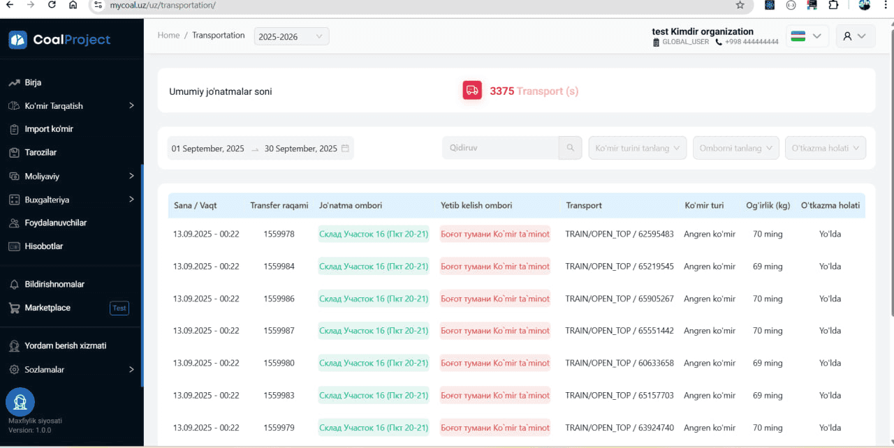 Real-time Delivery Tracking