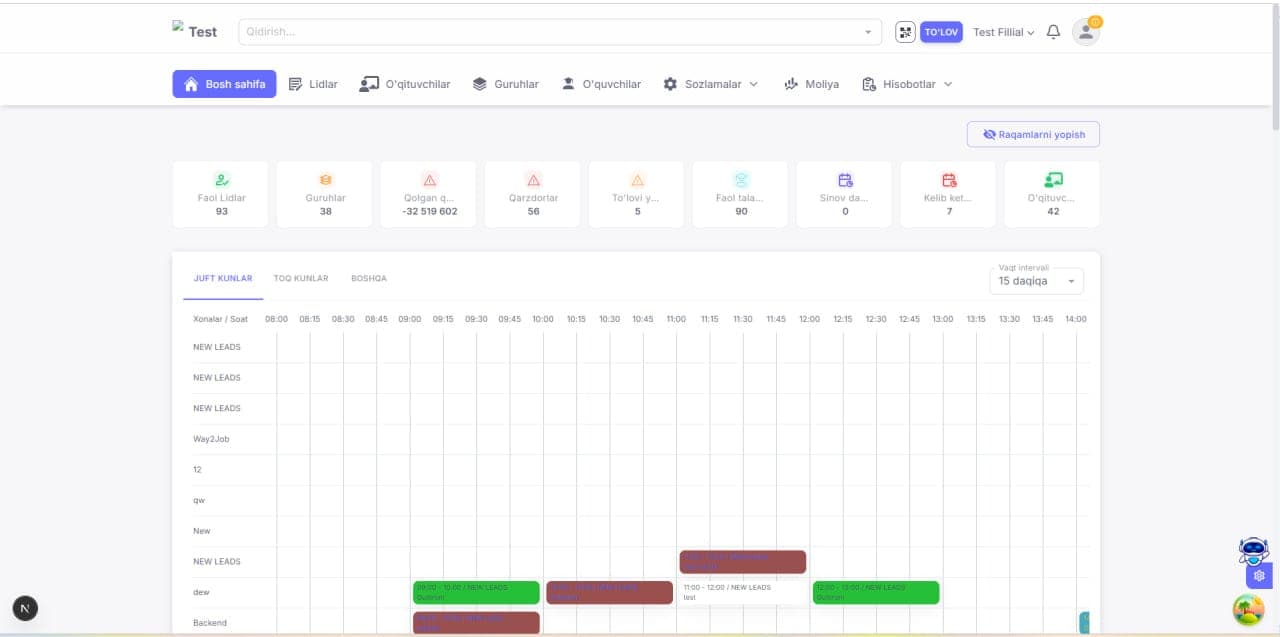 Admin Dashboard