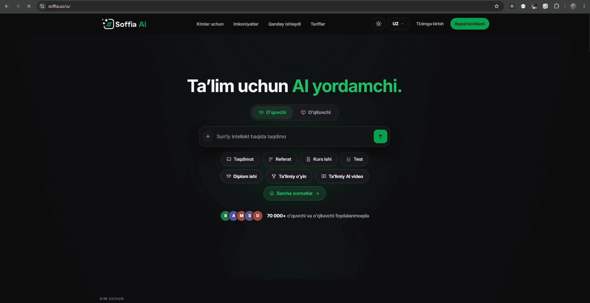 Soffia AI - AI-Powered Presentation Creation Platform