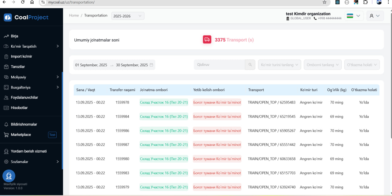 Real-time Delivery Tracking