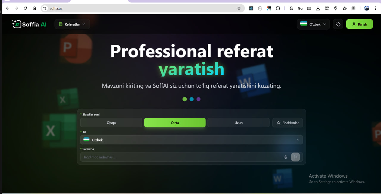 Dashboard with Sidebar Navigation